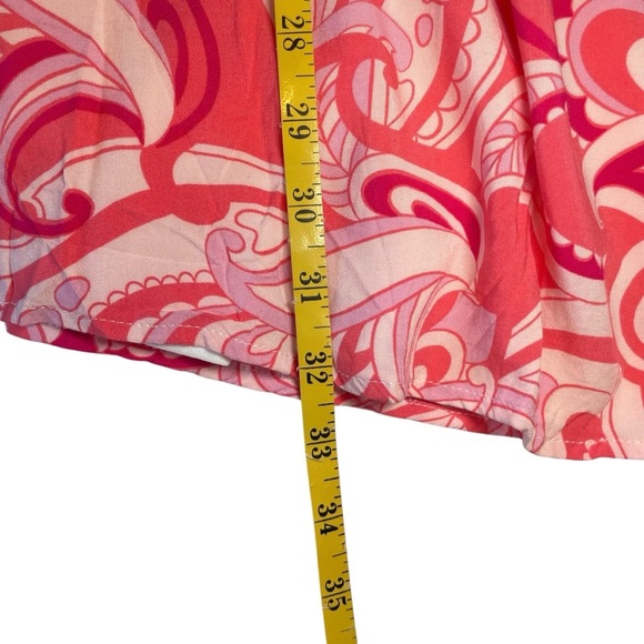 Emily Wonder Try To Resist Babydoll Dress Calypso Large Pink Coral Lined Beach - Picture 12 of 12